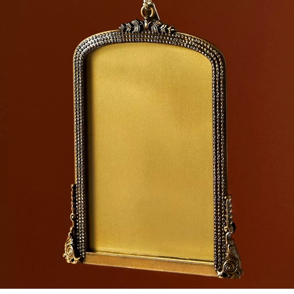 Anthropologie Gleaming Primrose Frame Ornament 2022 NWT